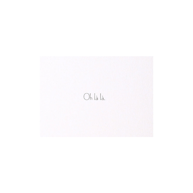 Papier Ahoi - Minicard "Oh là là."