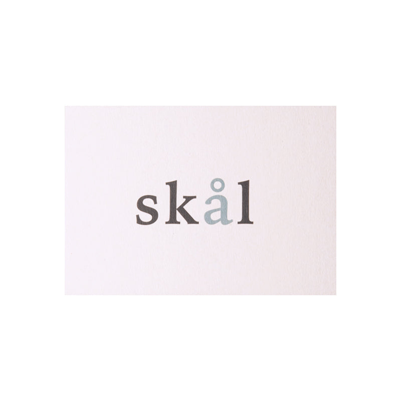 Papier Ahoi - Postkarte "skål"