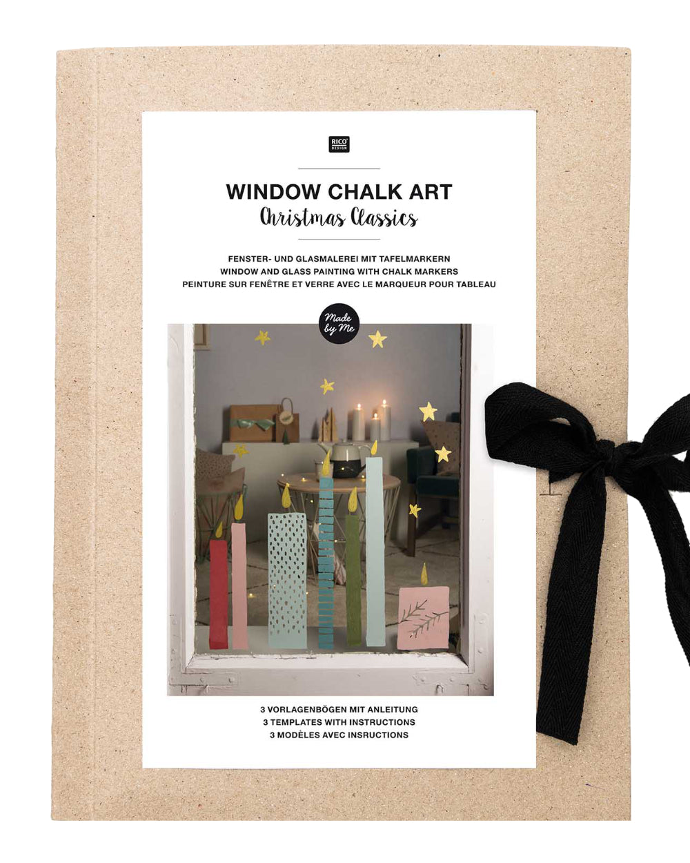 Rico Design - Schablone WINDOW CHALK ART - 3 Varianten