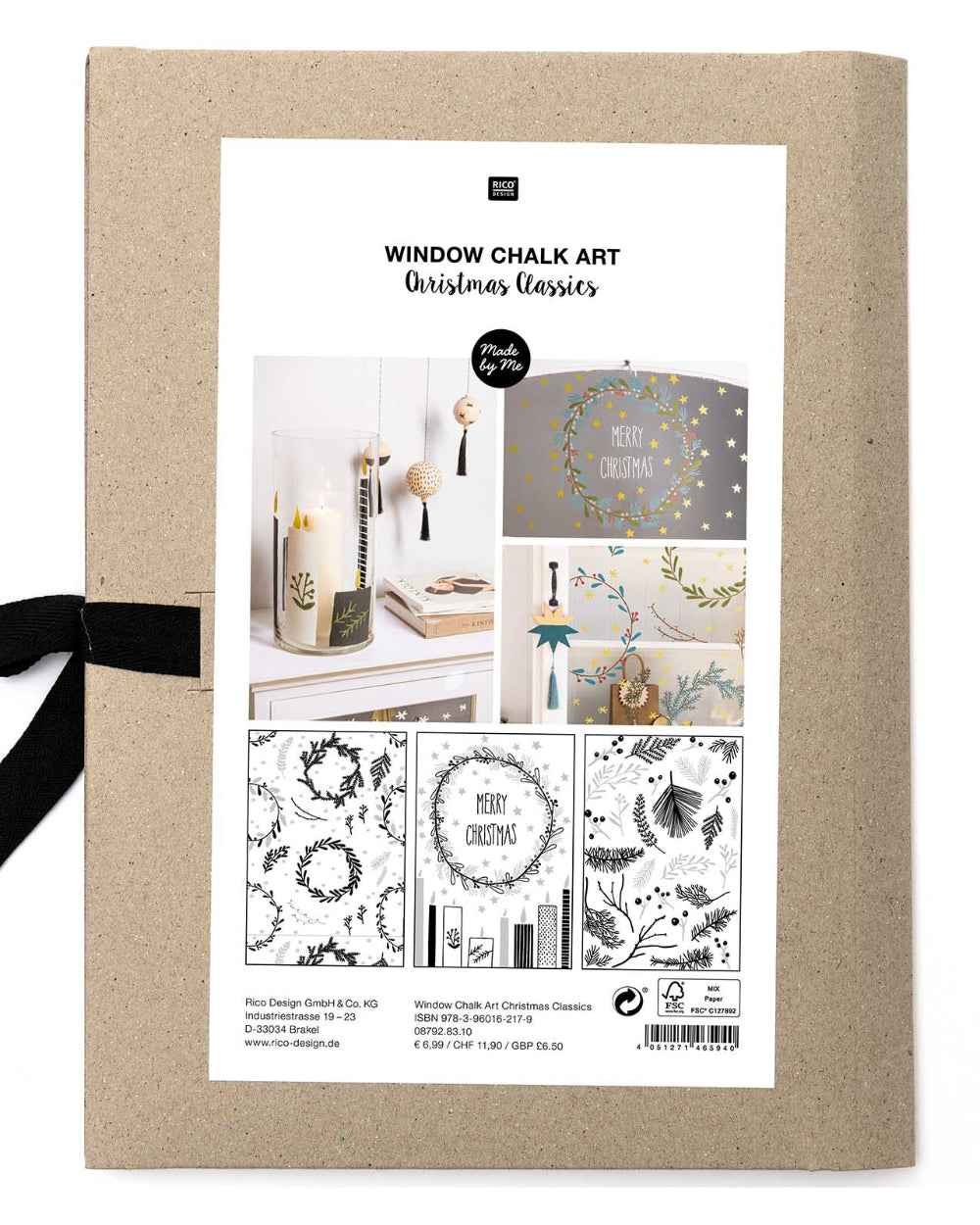 Rico Design - Schablone WINDOW CHALK ART - 3 Varianten