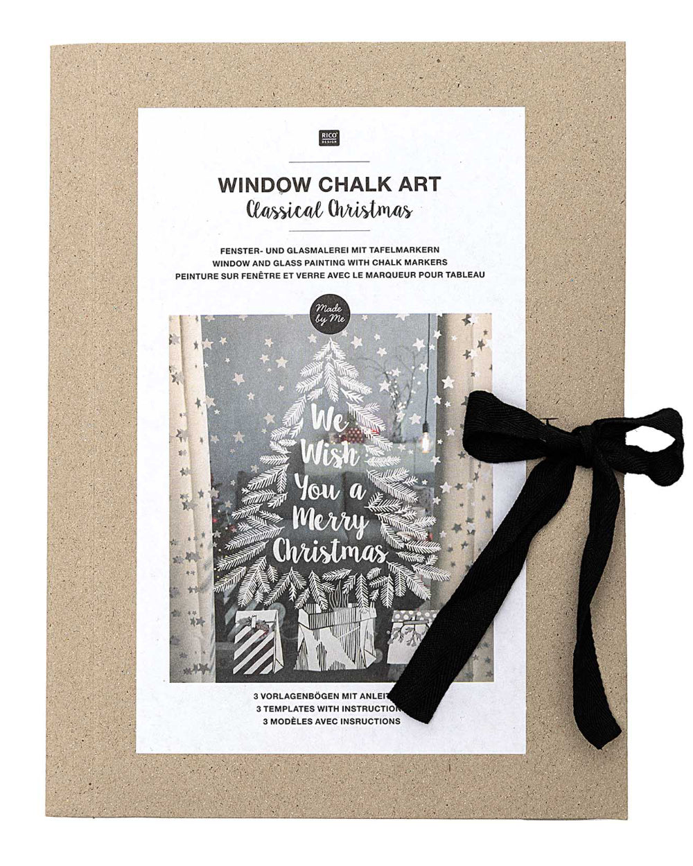 Rico Design - Schablone WINDOW CHALK ART - 3 Varianten