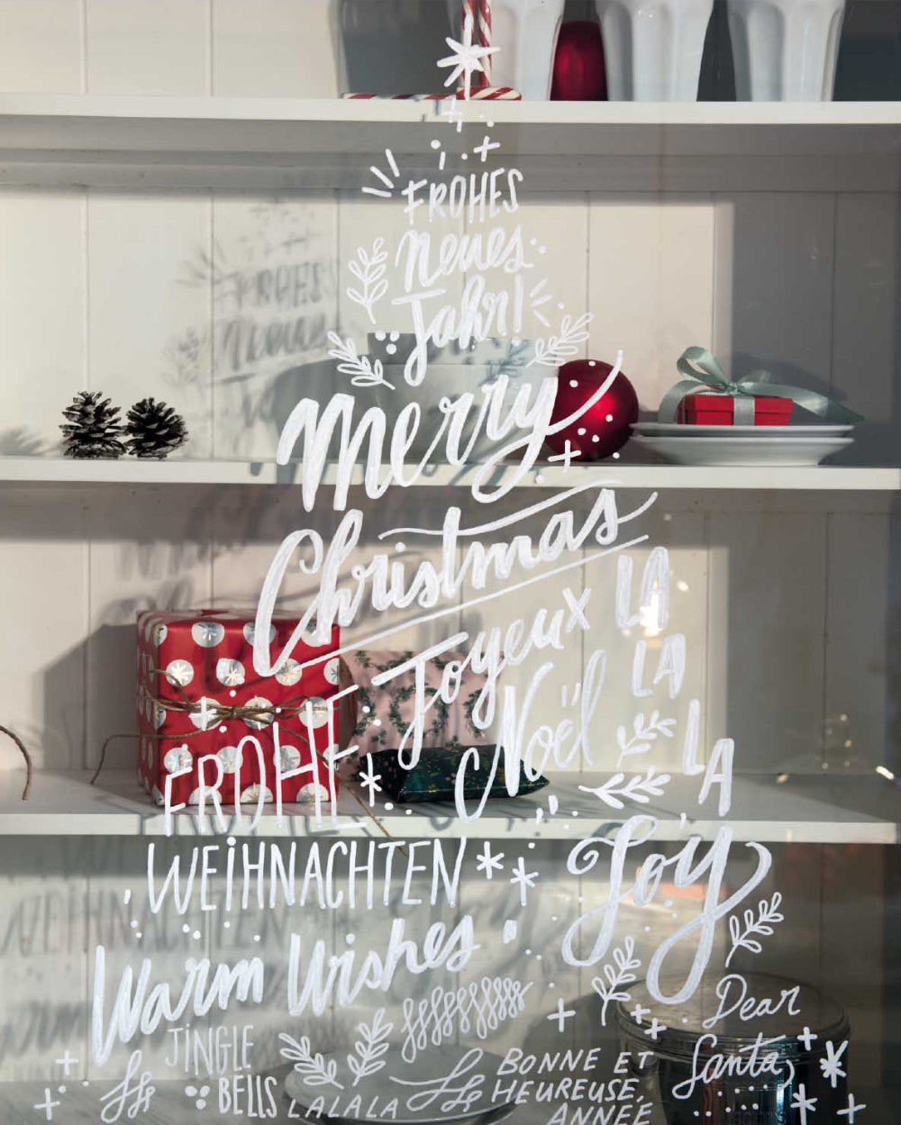 Rico Design - Schablone WINDOW CHALK ART - 3 Varianten