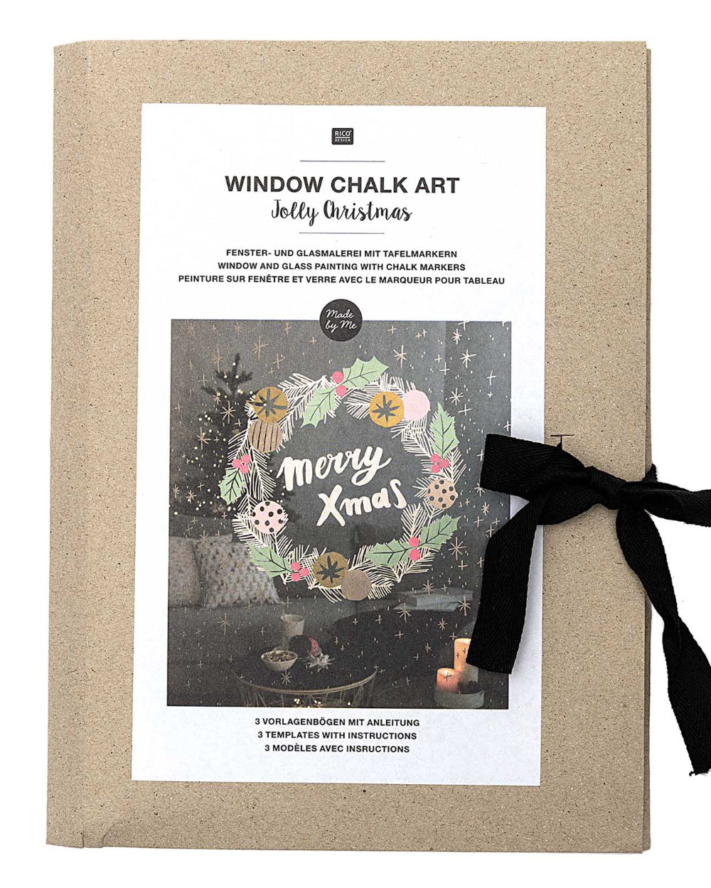 Rico Design - Schablone WINDOW CHALK ART - 3 Varianten