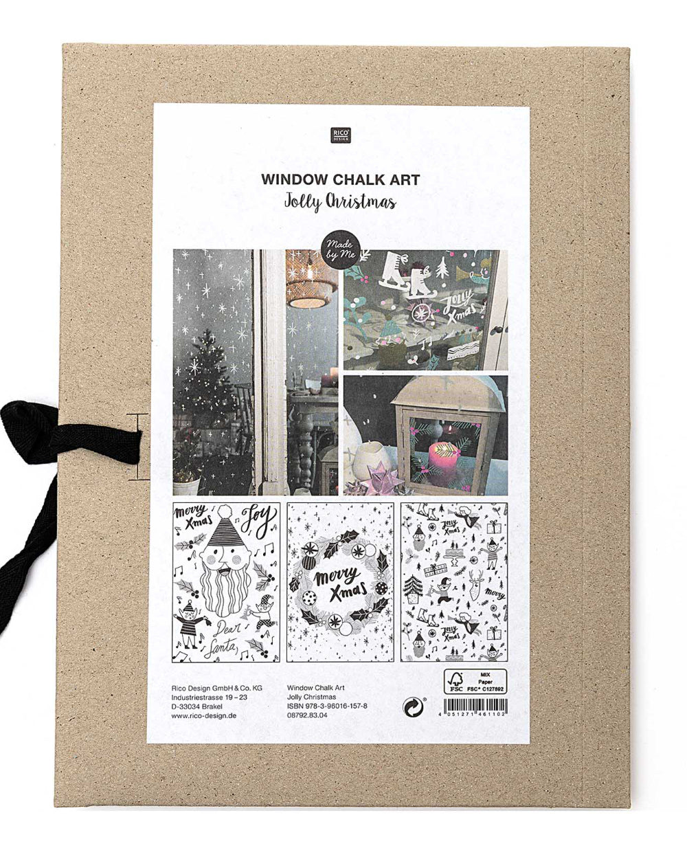 Rico Design - Schablone WINDOW CHALK ART - 3 Varianten
