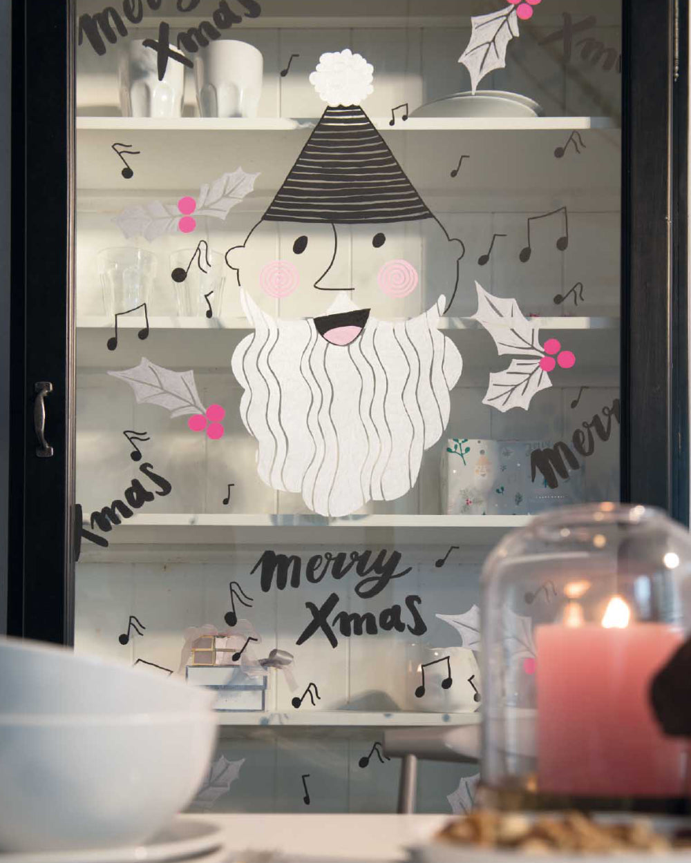 Rico Design - Schablone WINDOW CHALK ART - 3 Varianten