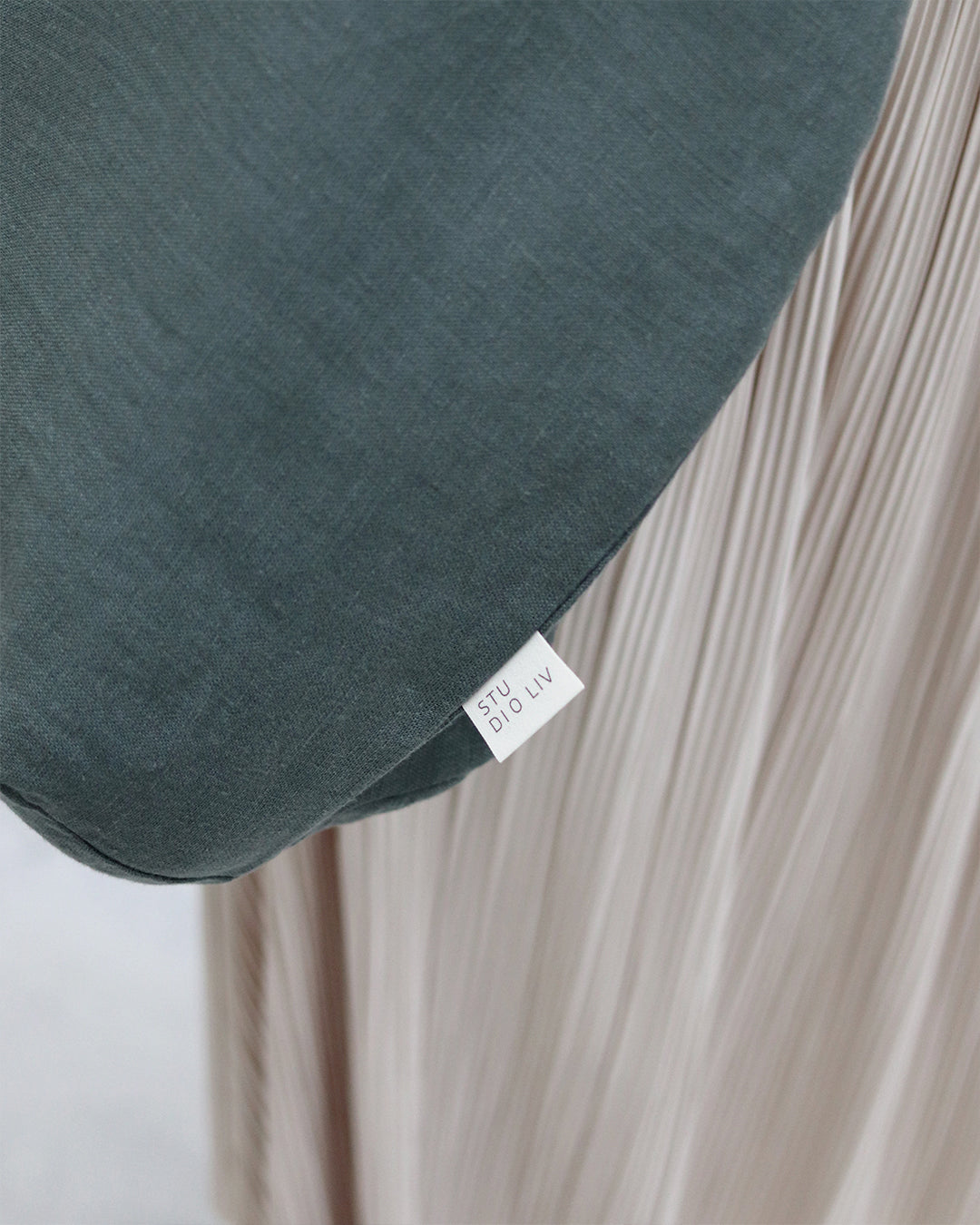 STUDIO LIV linen - Leinenbeutel LYKKE - forest