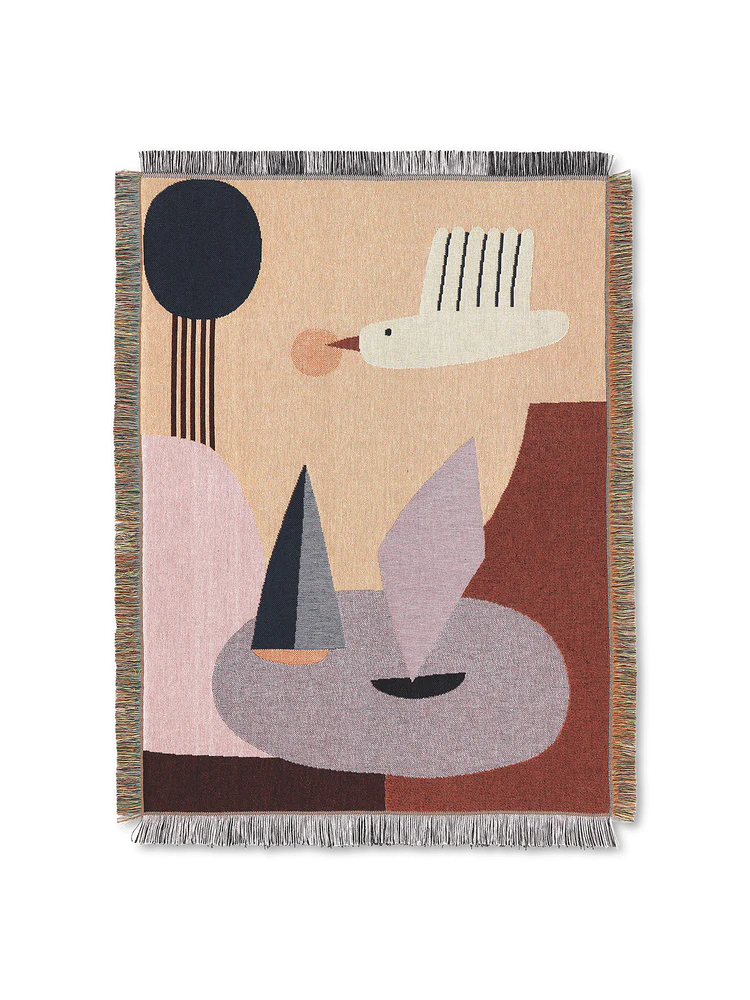 ferm LIVING - Decke BIRD TAPESTRY