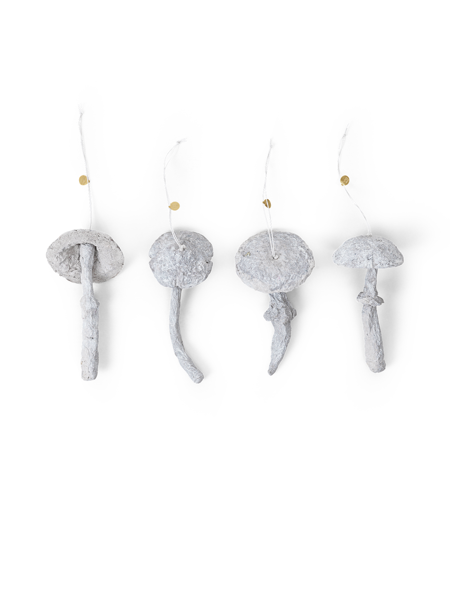 ferm LIVING - Anhänger MUSHROOM ORNAMENTS - 4er Set