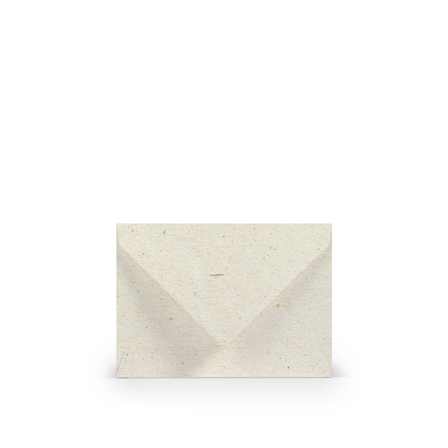 Briefumschlag DIN C7 für Minicard - terra vanilla