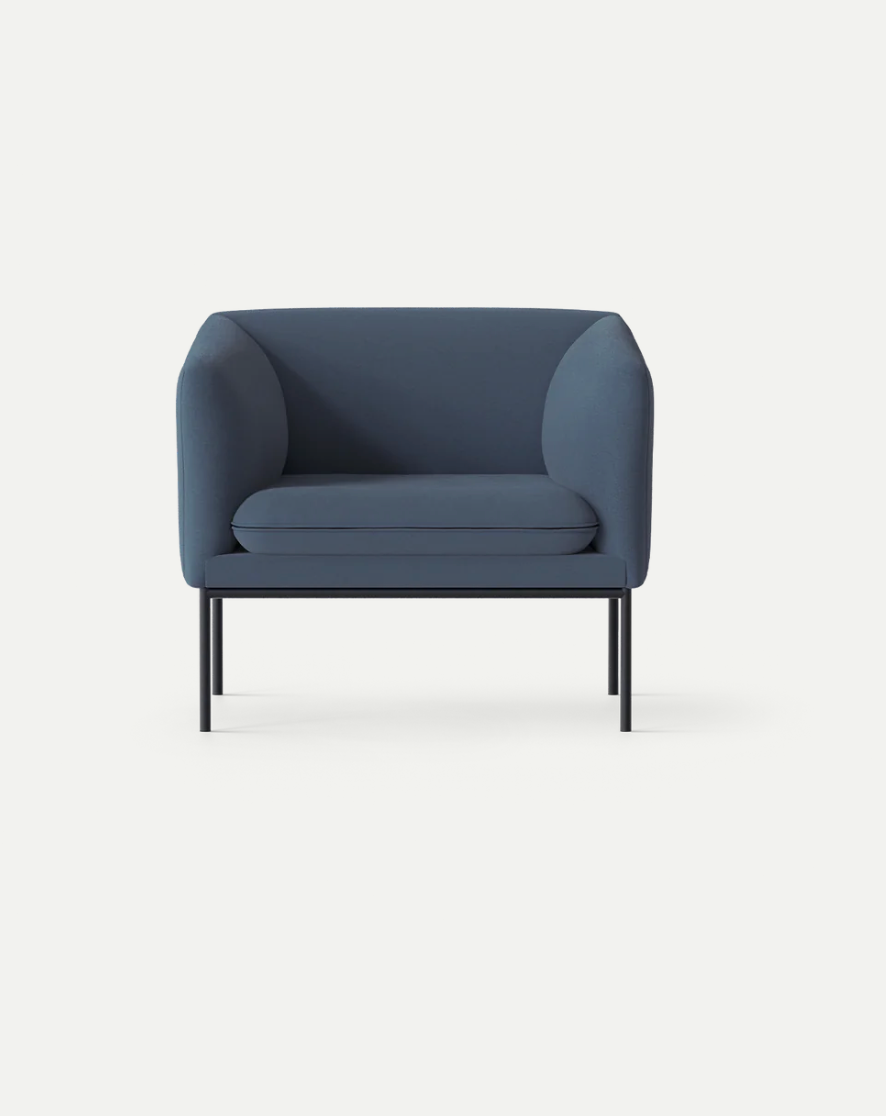 ferm LIVING - Turn 1-Seater - Black - Focus