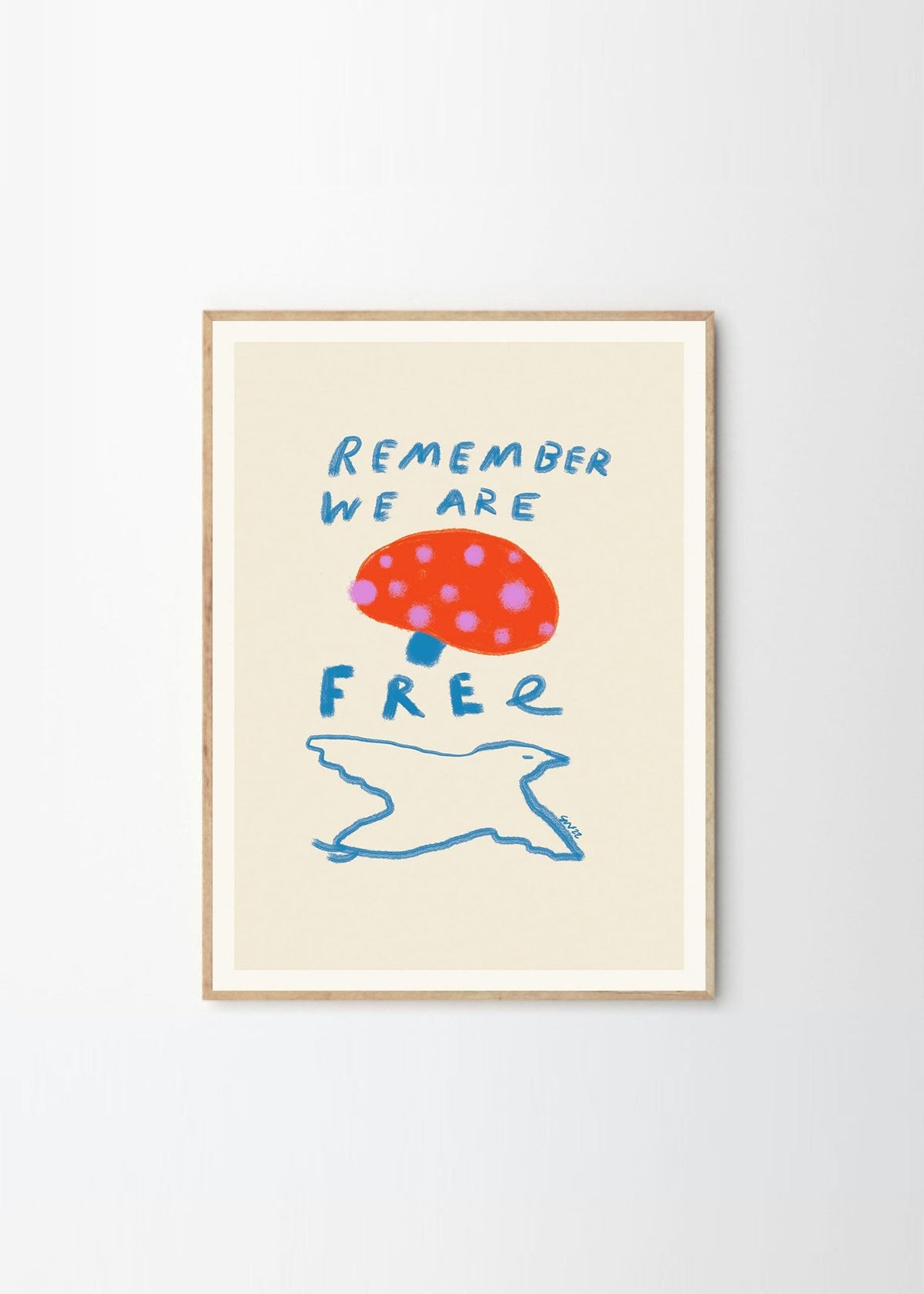 The Poster Club - Poster remember we are free | STUDIO LIV Online Shop