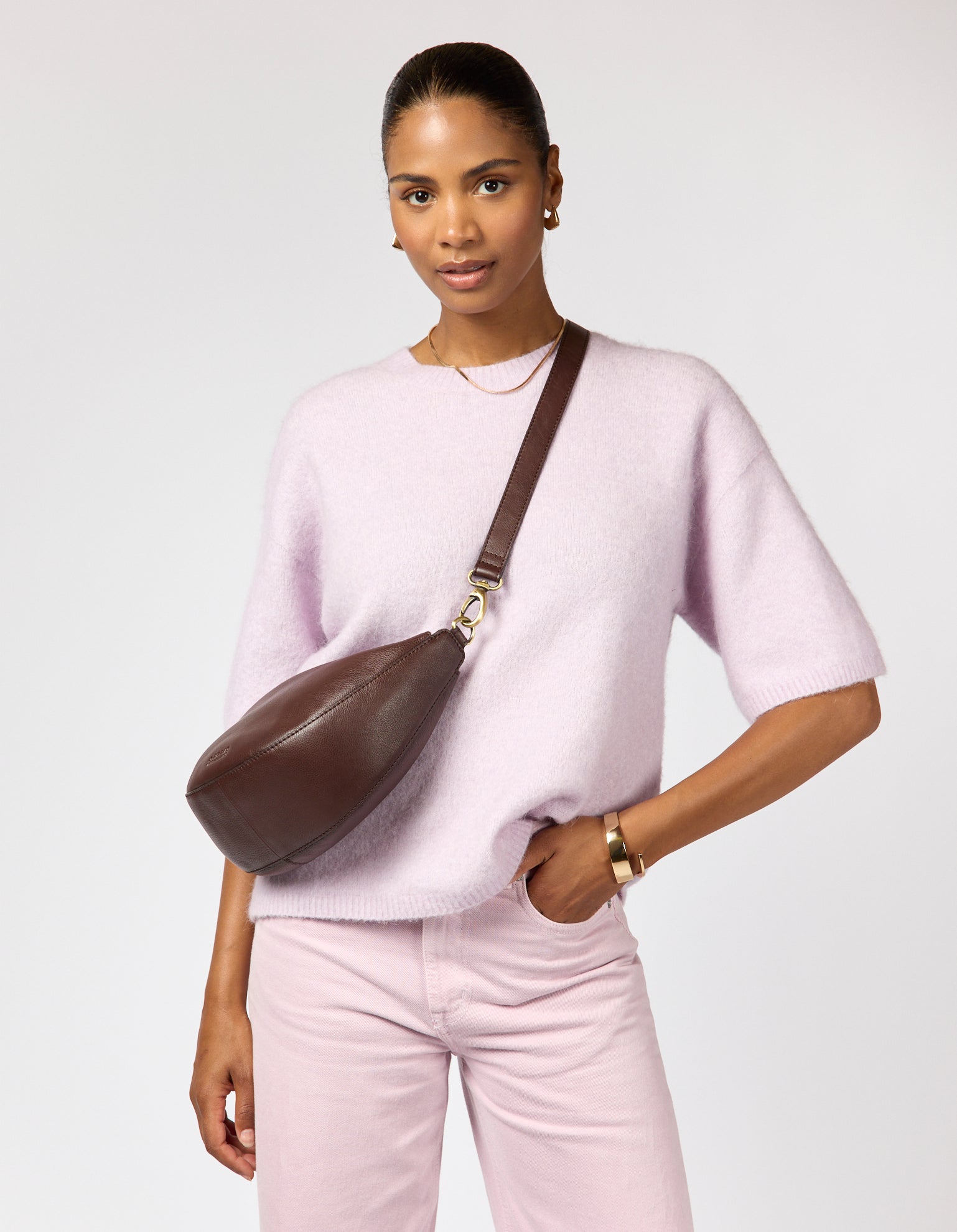 O My Bag Leo Midi Twisted Handle, Crossbody-Tasche
