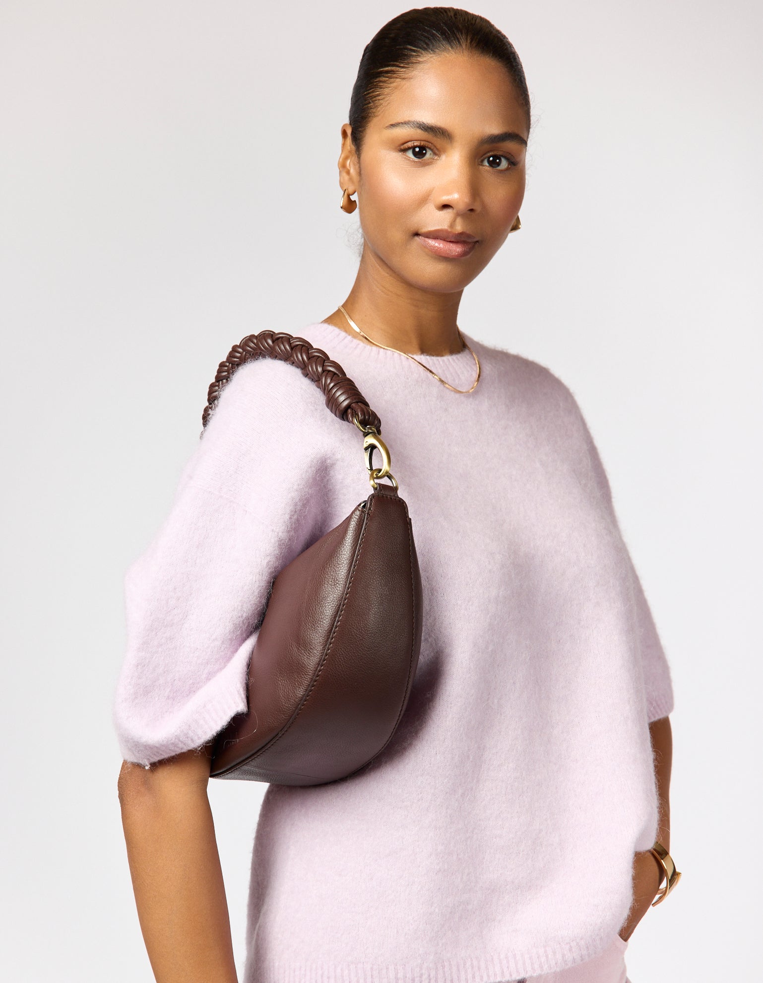 O My Bag Leo Midi Twisted Handle, Crossbody-Tasche