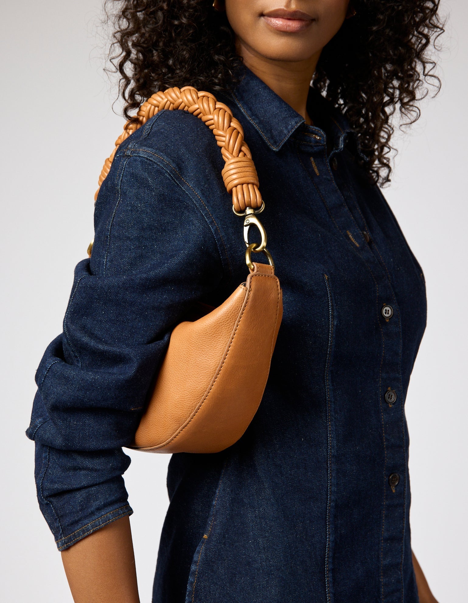 O My Bag Leo Midi Twisted Handle, Crossbody-Tasche