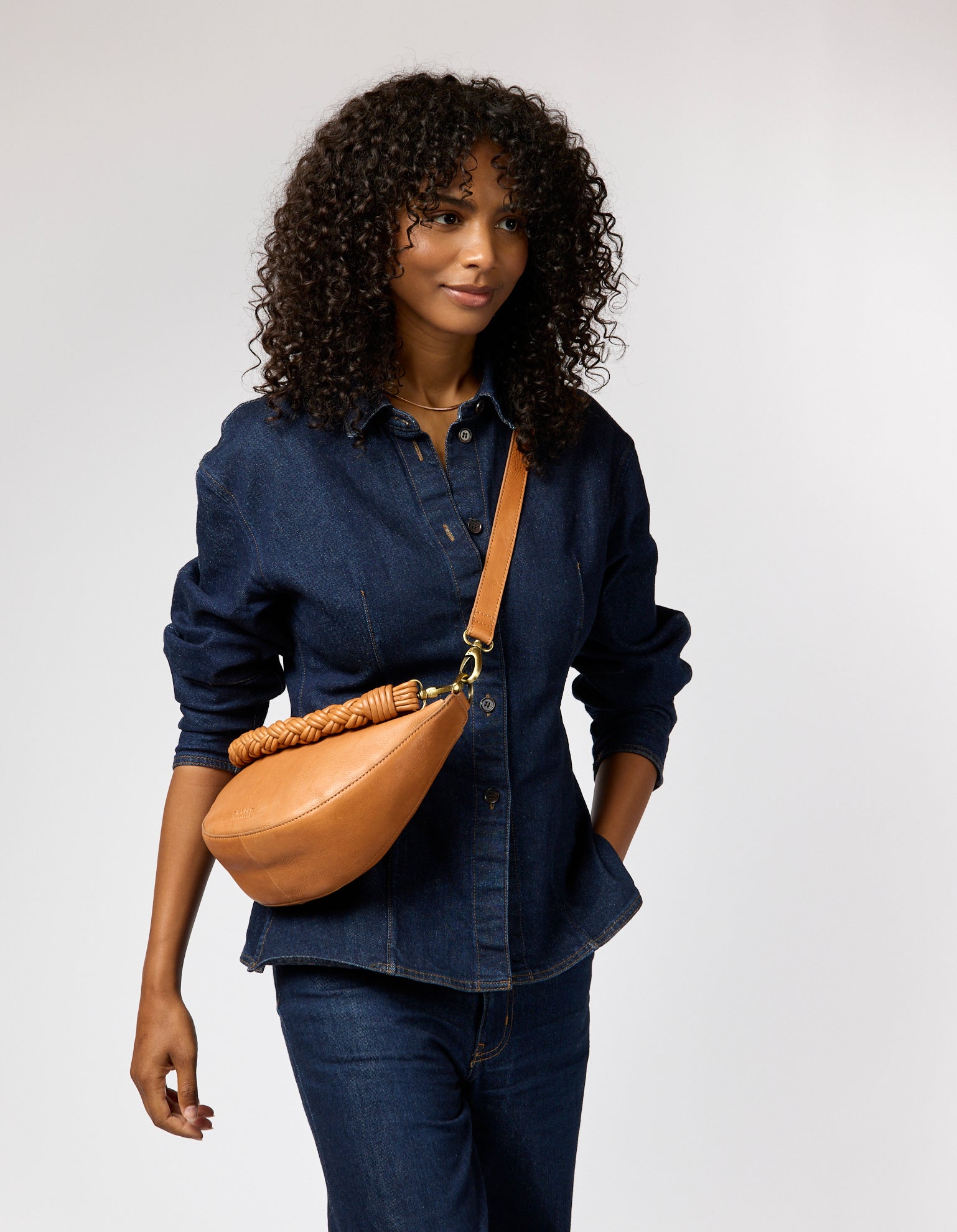 O My Bag Leo Midi Twisted Handle, Crossbody-Tasche