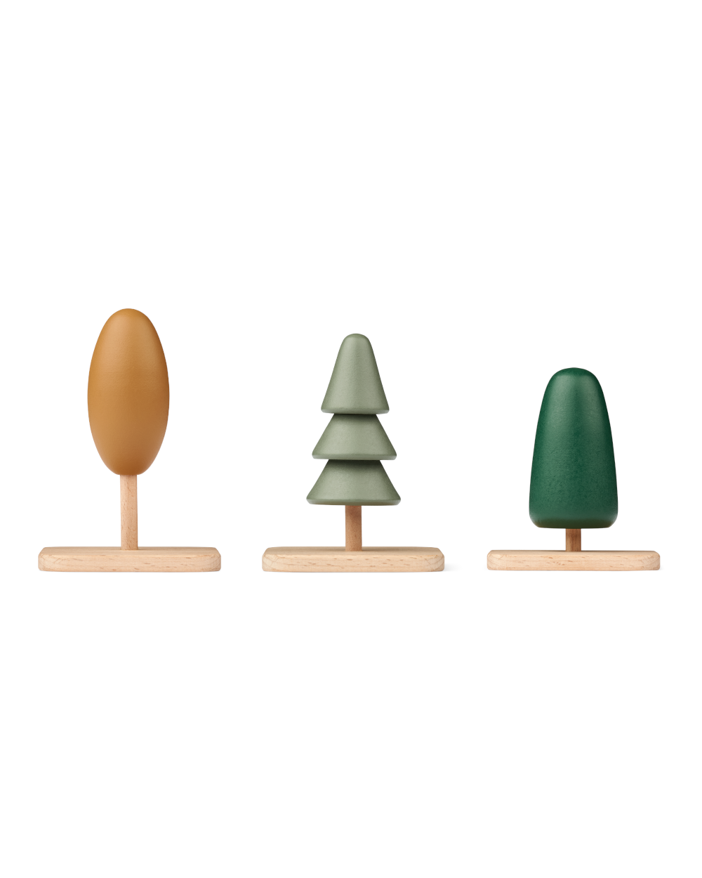 Liewood - Holzspielzeug VILLAGE Trees - 3er Set