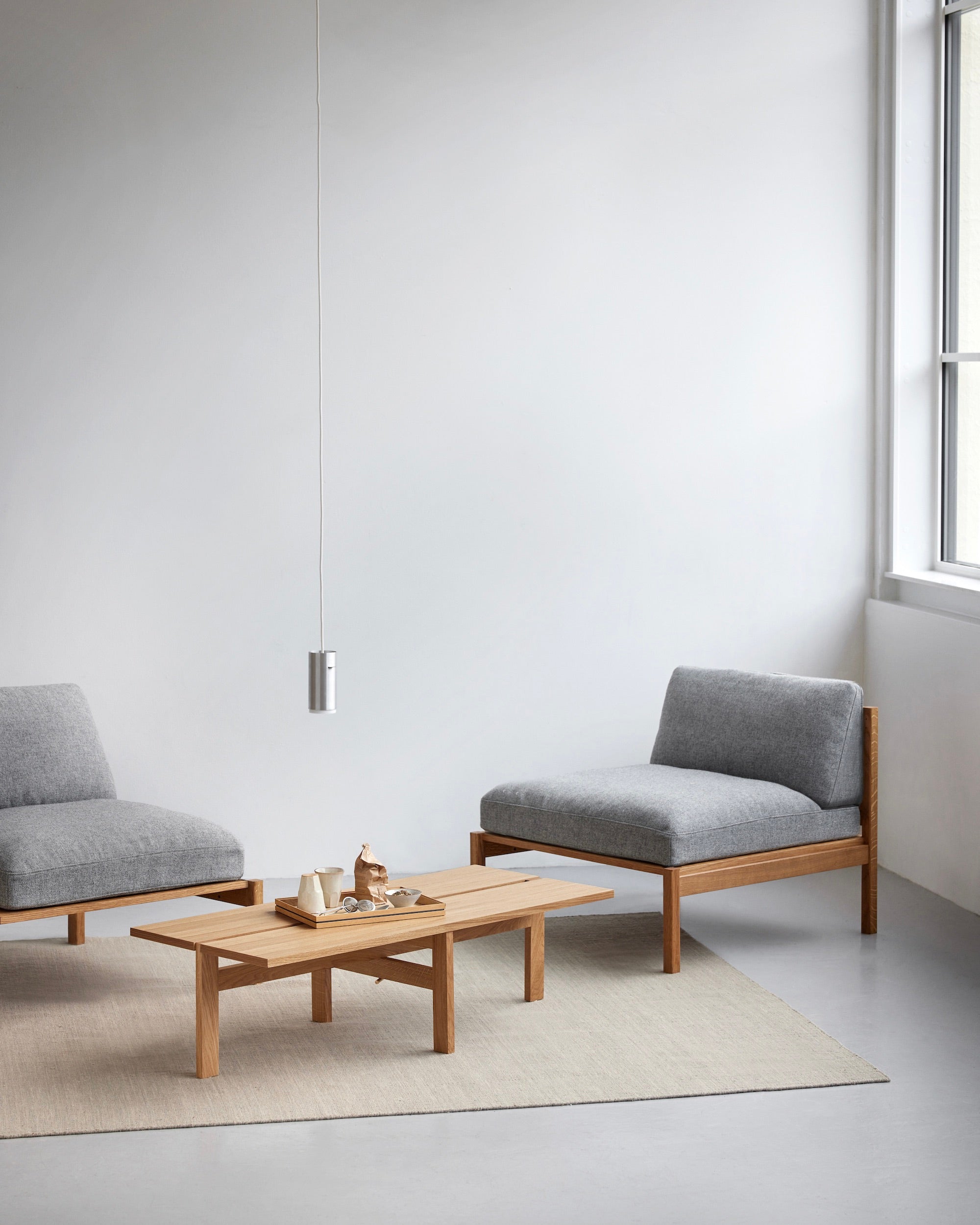 MOEBE - Coffee Table Oak - 115cm