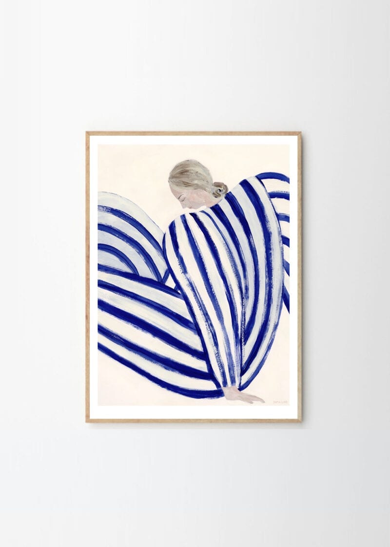 The Poster Club - Poster BLUE STRIPE
