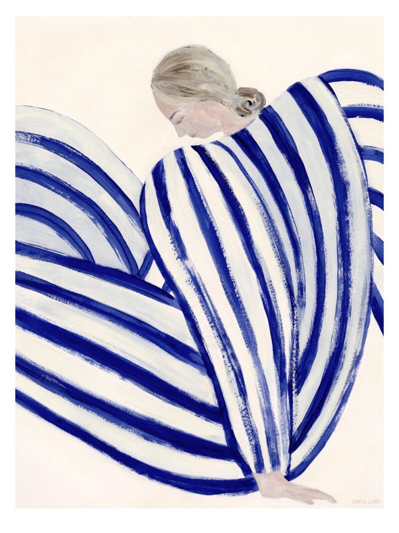 The Poster Club - Poster BLUE STRIPE