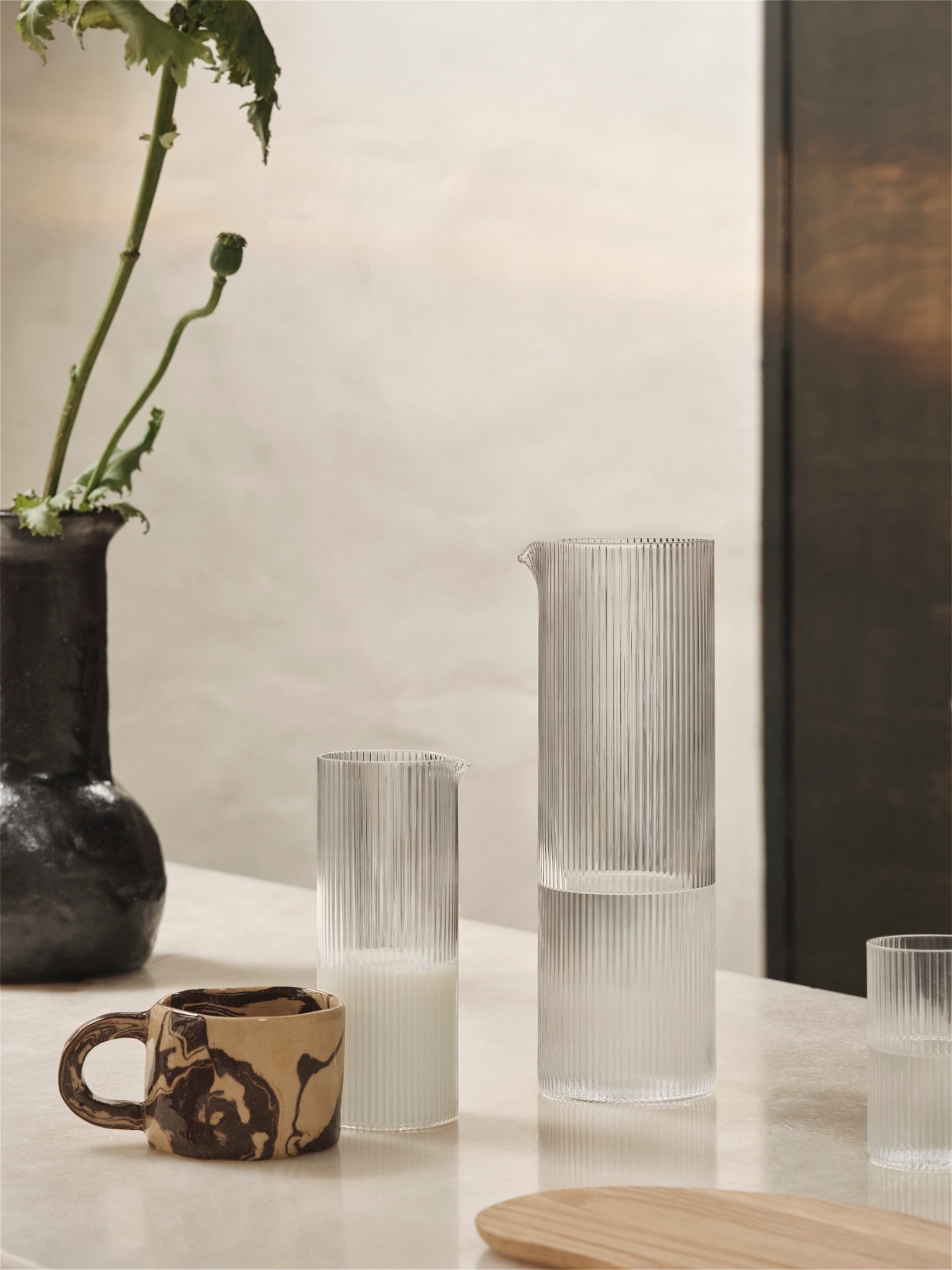 ferm LIVING - RIPPLE Milk Jug
