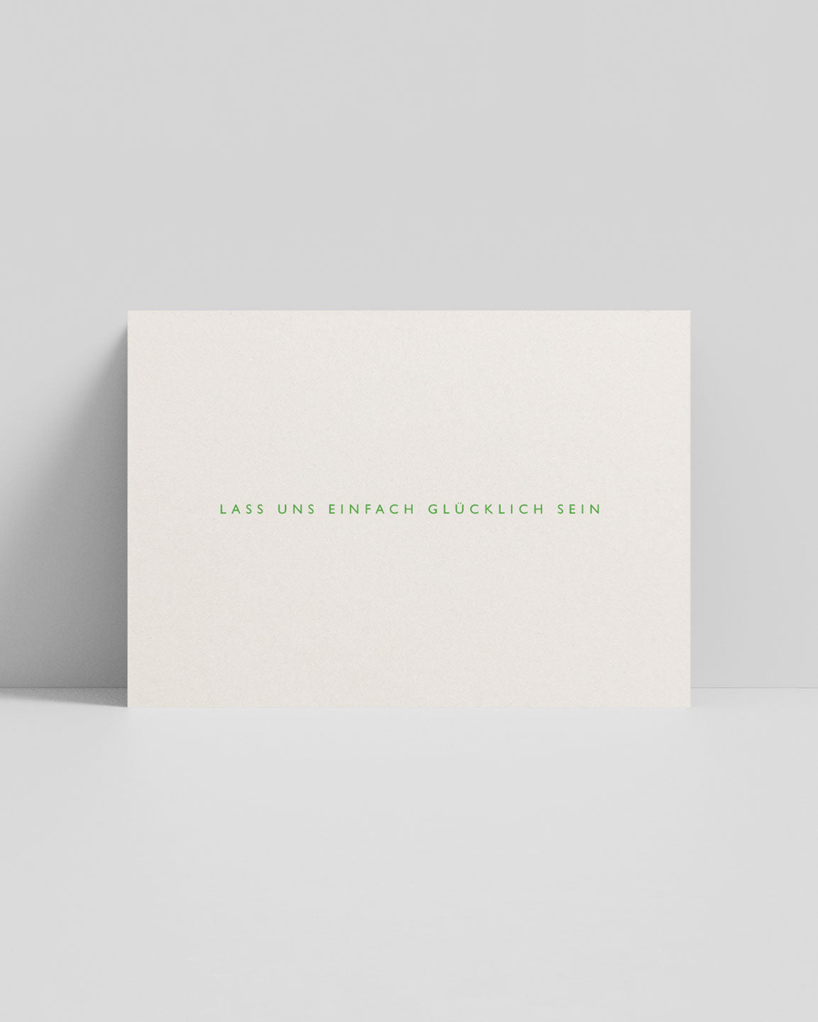 STUDIO LIV - Postkarte Lass uns einfach glücklich sein