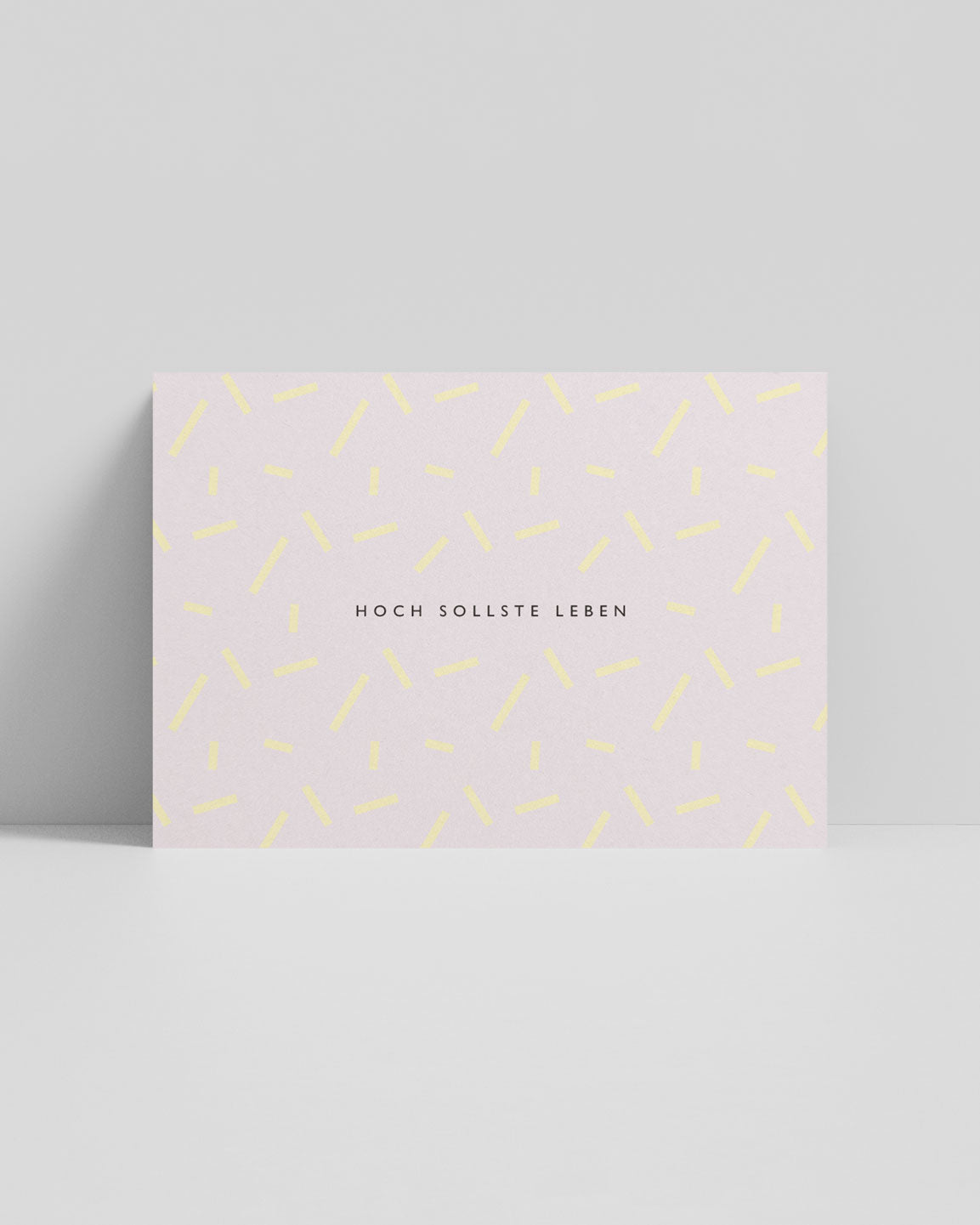 STUDIO LIV - Postkarte Hoch sollste leben!