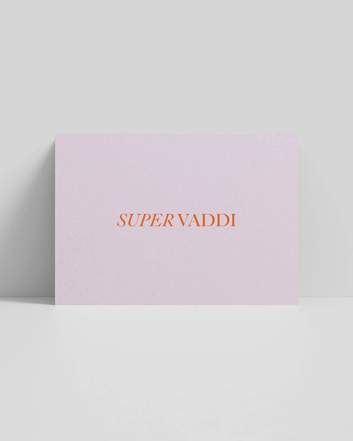 STUDIO LIV - Postkarte Super Vaddi