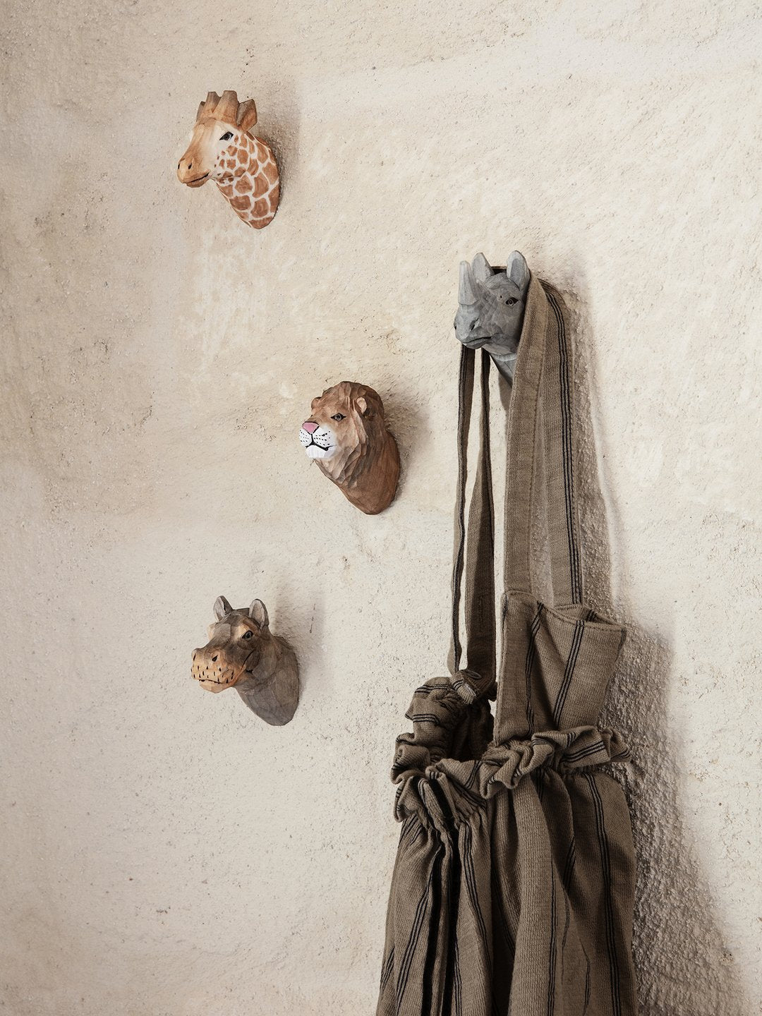 ferm LIVING - Animal Hand Carved Hooks