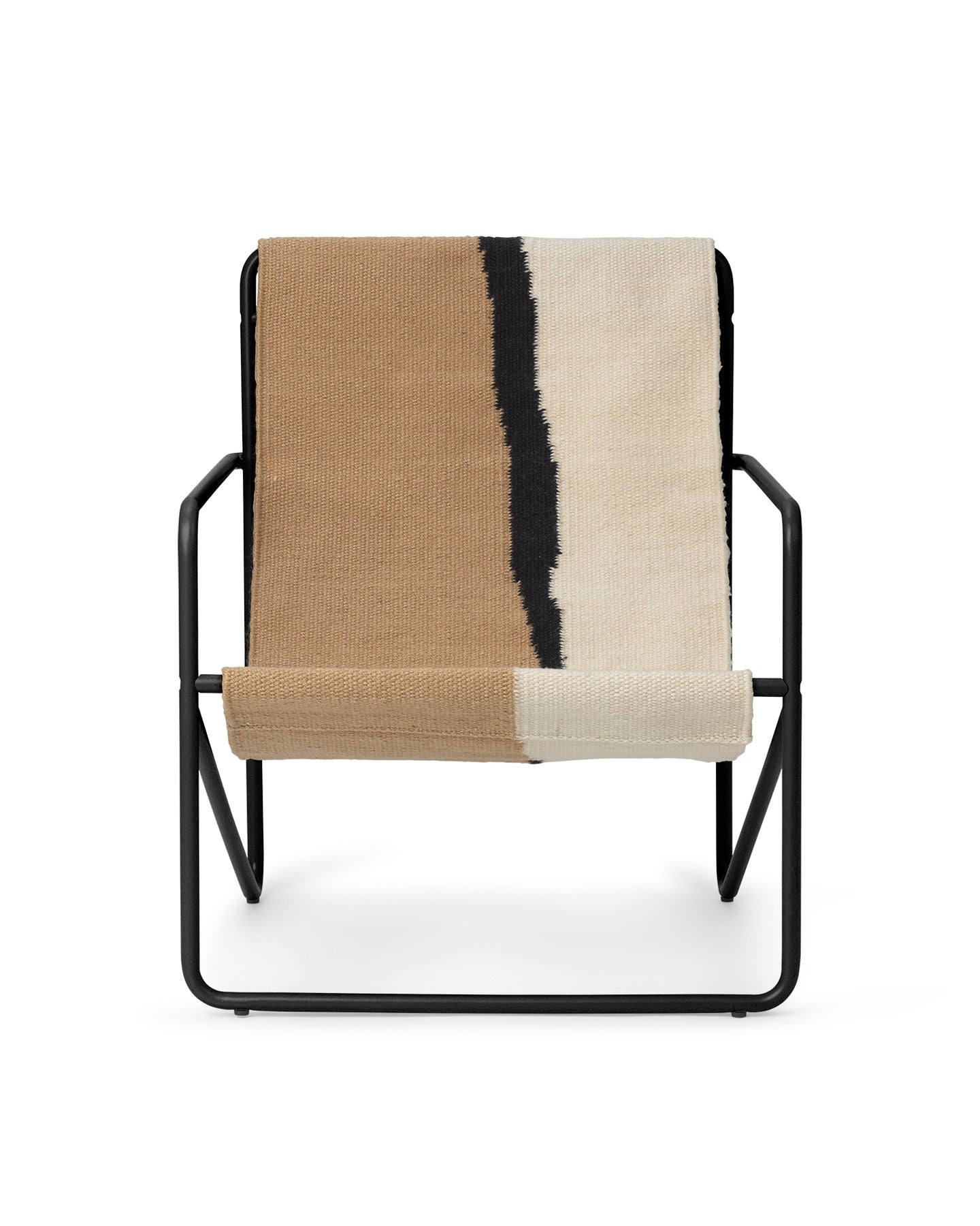 ferm LIVING - DESERT Lounge Chair - black/soil