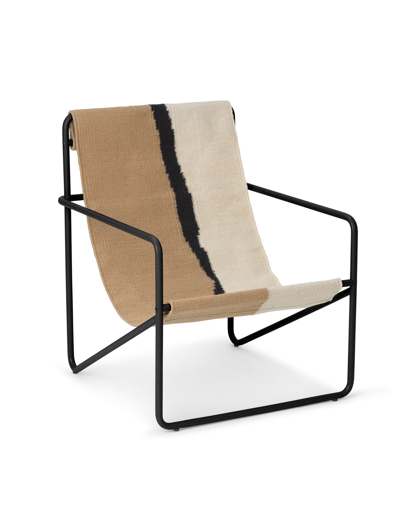 ferm LIVING - DESERT Lounge Chair - black/soil