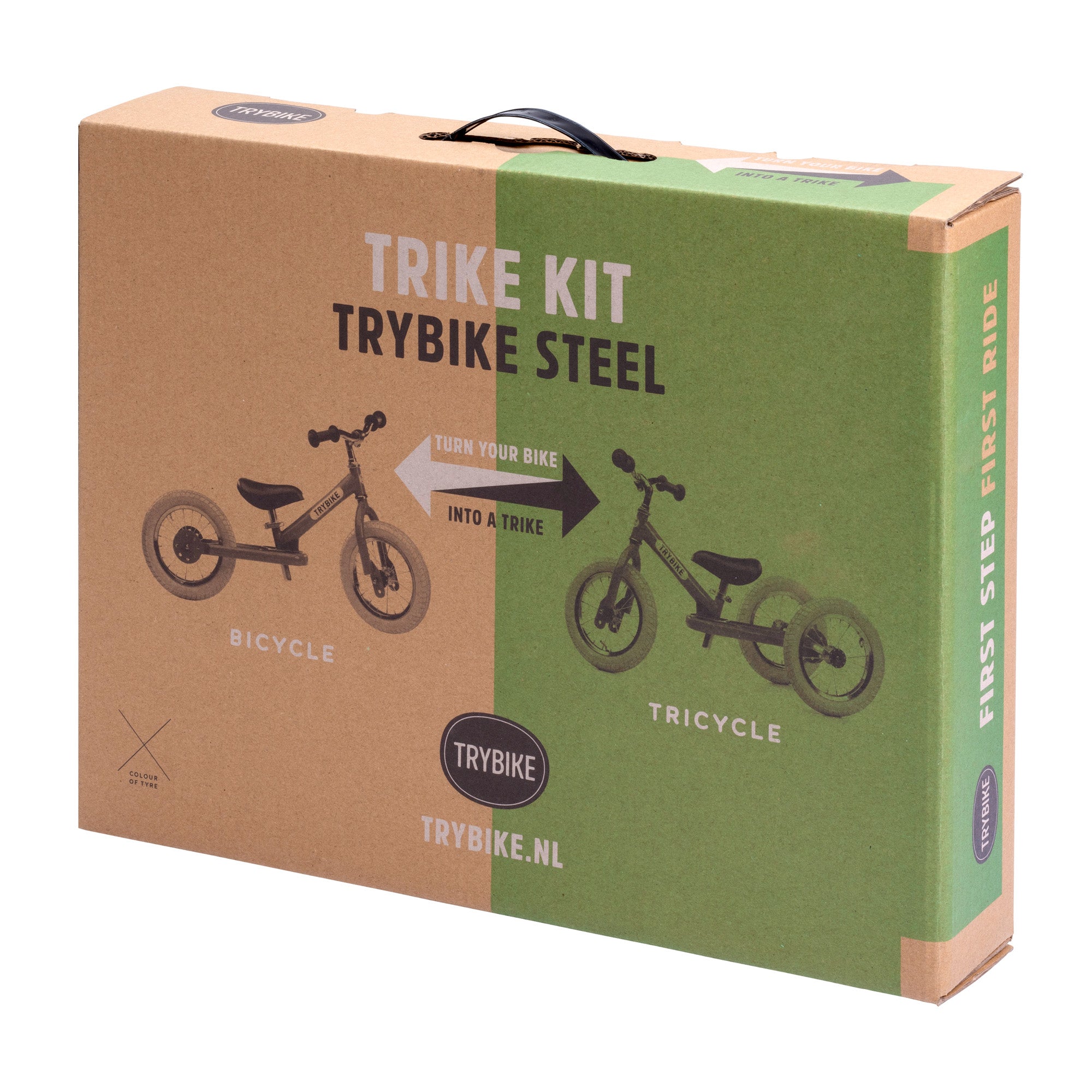 Trybike - Laufrad STEEL - vintage colors / helle Reifen
