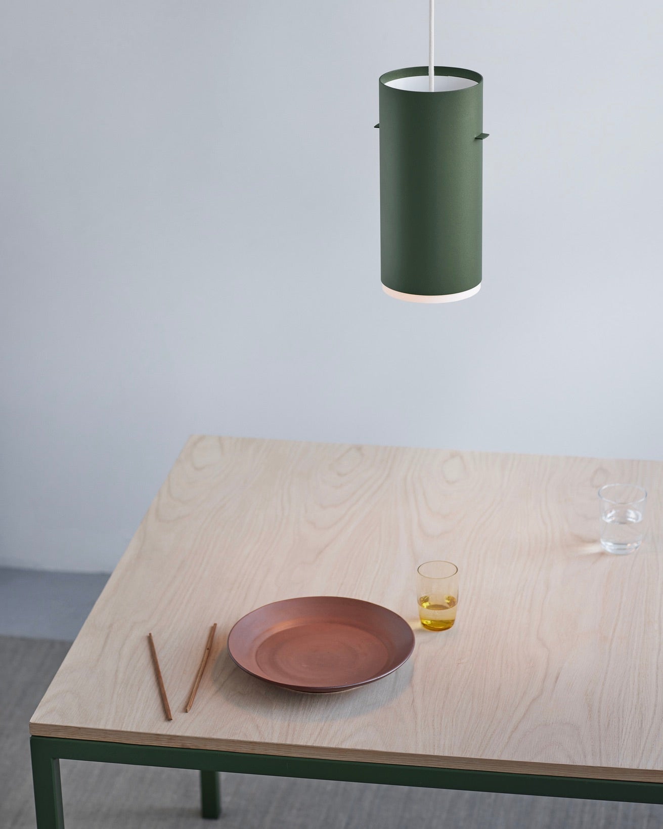 MOEBE - Tube Pendant Lamp - Pine Green