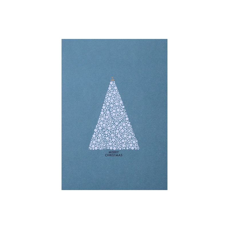Papier Ahoi - Postkarte "Merry Christmas" - Tannenbaum