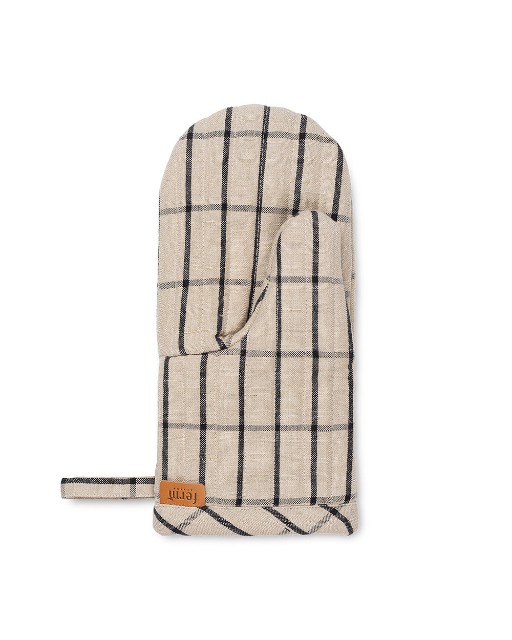 ferm LIVING - Ofenhandschuh HALE OVEN MITT - sand black