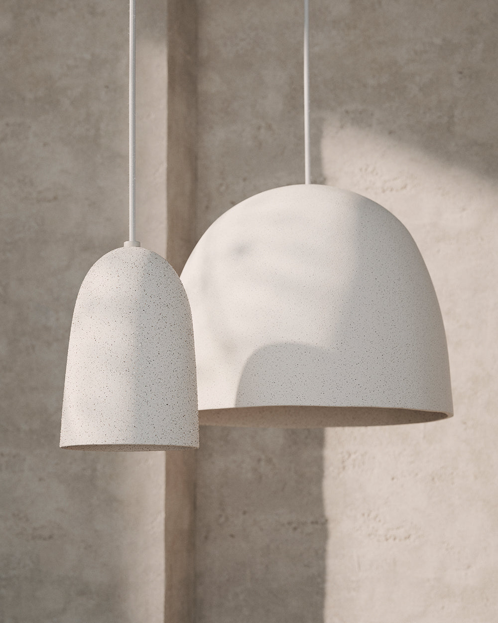 ferm LIVING - Lampenschirm SPECKLE PENDANT SMALL - offwhite