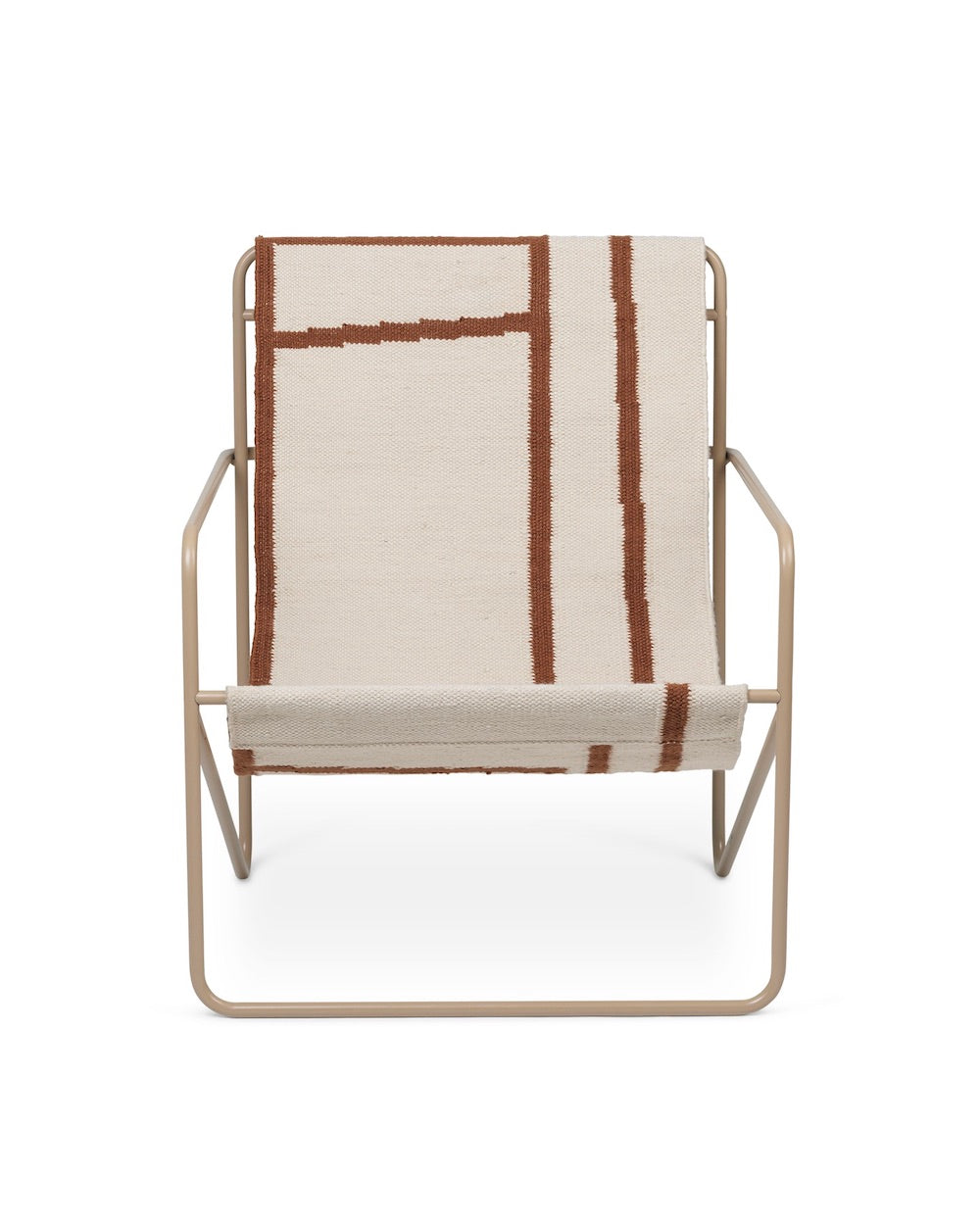 ferm LIVING - DESERT Lounge Chair - cashmere/shape