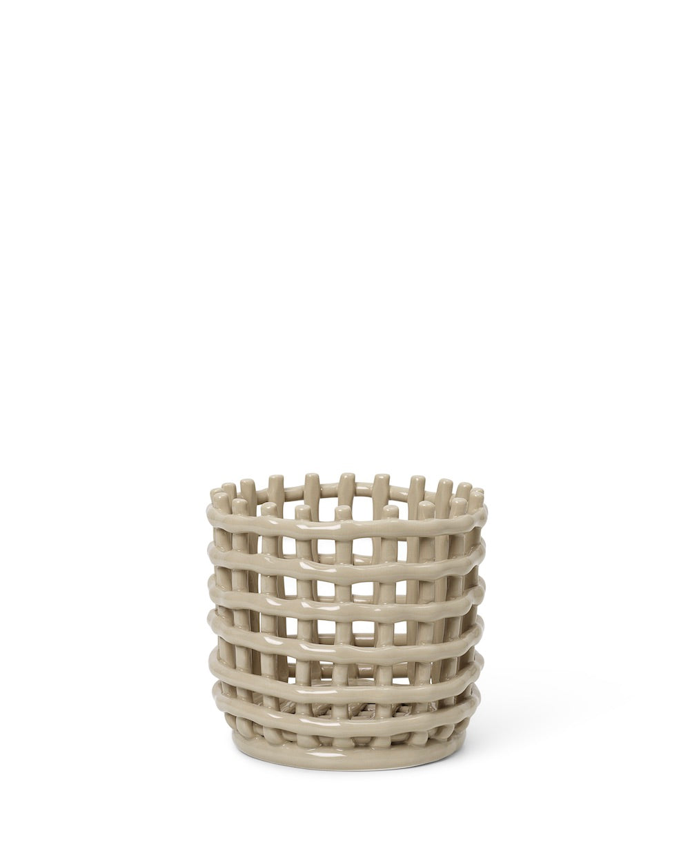 ferm LIVING - CERAMIC Basket - small