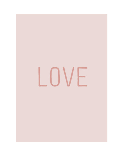 Papier Ahoi - Postkarte "LOVE"